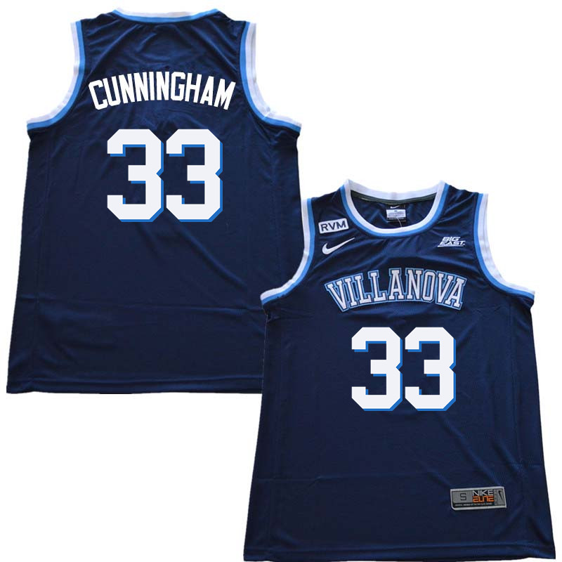 2018 Men #33 Dante Cunningham Willanova Wildcats College Basketball Jerseys Sale-Navy - Click Image to Close
